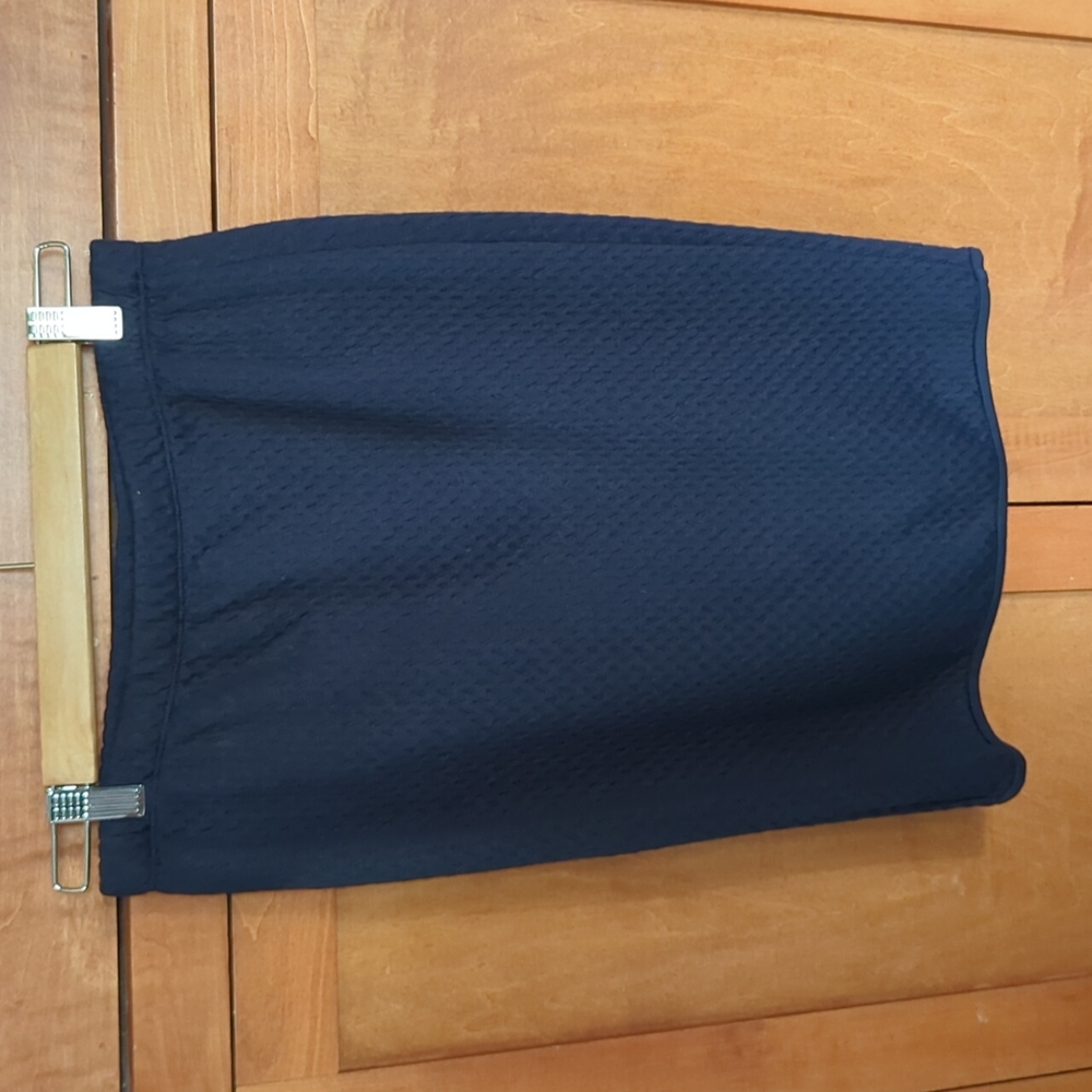 New Max Studio Navy Blue Pull On Skirt Small